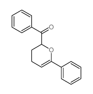 phenyl-(6-phenyl-3,4-dihydro-2H-pyran-2-yl)methanone结构式