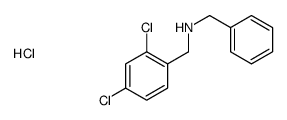 benzyl-[(2,4-dichlorophenyl)methyl]azanium,chloride结构式