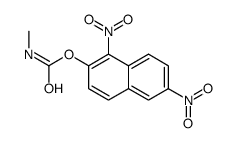 N-Methylcarbamic acid 1,6-dinitro-2-naphtyl ester结构式