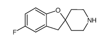 5-fluoro-3H-spiro[1-benzofuran-2,4'-piperidine] Structure
