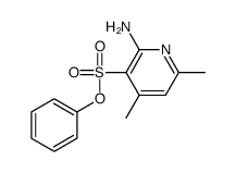 phenyl 2-amino-4,6-dimethylpyridine-3-sulfonate Structure