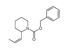 benzyl 2-prop-1-enylpiperidine-1-carboxylate结构式