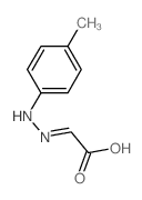 2-[(4-methylphenyl)hydrazinylidene]acetic acid Structure