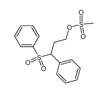 3-Phenylpropyloxymesyl-3-phenylsulfon结构式