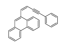 9-(4-phenylbut-1-en-3-ynyl)phenanthrene结构式