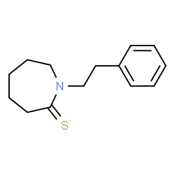 2H-Azepine-2-thione,hexahydro-1-(2-phenylethyl)-结构式