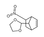 2-(5-nitro-7-bicyclo[2.2.1]hept-2-enyl)-1,3-dioxolane结构式