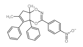 1,8-dimethyl-4-(4-nitrophenyl)-6,7-diphenyl-2,5-dioxa-3-azabicyclo[4.3.0]nona-3,7-diene picture