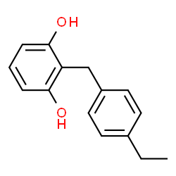 1,3-Benzenediol,2-[(4-ethylphenyl)methyl]-(9CI) structure