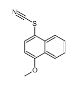 (4-methoxynaphthalen-1-yl) thiocyanate结构式