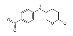 N-(4,4-dimethoxybutyl)-4-nitroaniline Structure