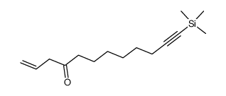 12-(trimethylsilyl)dodec-1-en-11-yn-4-one Structure