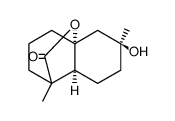 (1R,8aα)-1,3,4,5,6,7,8,8a-Octahydro-6β-hydroxy-1,6-dimethyl-2H-4aα,1-(epoxymethano)naphthalen-10-one结构式