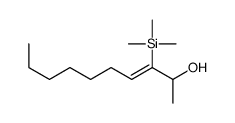 3-trimethylsilyldec-3-en-2-ol结构式