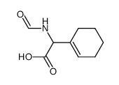 2-(cyclohex-1-en-1-yl)-2-formamidoacetic acid结构式