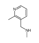 3-Pyridinemethanamine,N,2-dimethyl-(9CI) structure