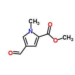 4-甲醛-N-甲基吡咯-2-甲酸甲酯结构式