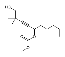 (1-hydroxy-2,2-dimethyldec-3-yn-5-yl) methyl carbonate Structure