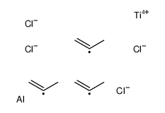titanium(4+),tris(prop-1-en-2-yl)alumane,tetrachloride结构式