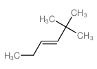 (E)-2,2-dimethylhex-3-ene结构式
