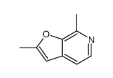 2,7-dimethylfuro[2,3-c]pyridine结构式