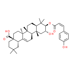3-O-cis-p-Coumaroylmaslinic acid structure