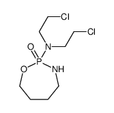 N,N-bis(2-chloroethyl)-2-oxo-1,3,2λ5-oxazaphosphepan-2-amine Structure