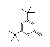 4,6-ditert-butylpyran-2-one结构式