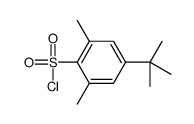 4-tert-butyl-2,6-dimethylbenzenesulfonyl chloride structure