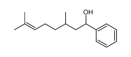 3,7-dimethyl-1-phenyloct-6-en-1-ol结构式