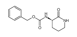 (R)-benzyl (2-oxopiperidin-3-yl)carbamate structure