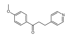 1-(4-methoxyphenyl)-3-(4-pyridyl)propan-1-one结构式
