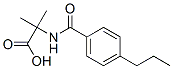 Alanine,2-methyl-N-(4-propylbenzoyl)- Structure