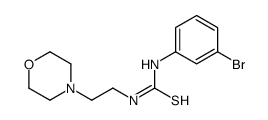 1-(m-Bromophenyl)-3-(2-morpholinoethyl)thiourea Structure
