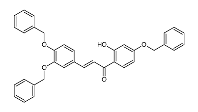 2'-hydroxy-3.4.4'-tribenzyloxy-trans()-chalcone Structure