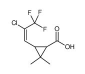 3-(2-CHLORO-3,3,3-TRIFLUORO-1-PROPENYL)-2,2-DIMETHYLCYCLOPROPANECARBOXYLIC ACID structure