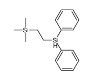 2-diphenylsilylethyl(trimethyl)silane Structure