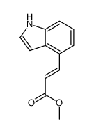 methyl 3-(1H-indol-4-yl)prop-2-enoate Structure