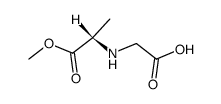 L-Alanine, N-(carboxymethyl)-, 1-methyl ester (9CI)结构式