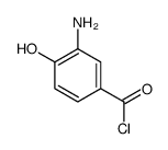 Benzoyl chloride, 3-amino-4-hydroxy- (9CI) picture