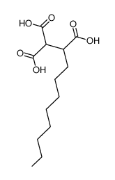 decane-1,1,2-tricarboxylic acid Structure