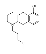 6-[3-methoxypropyl(propyl)amino]-5,6,7,8-tetrahydronaphthalen-1-ol Structure