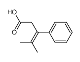 4-methyl-3-phenyl-3-penten-1-oic acid Structure