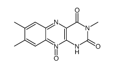 3-methyllumichrome-10-N-oxide结构式