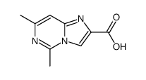 5,7-dimethylimidazo<1,2-c>pyrimidine-2-carboxylic acid Structure