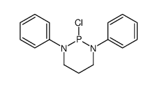 2-chloro-1,3-diphenyl-1,3,2-diazaphosphinane Structure