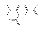 4-(methoxycarbonyl)-2-nitro-N,N-dimethylaniline结构式