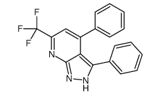 3,4-diphenyl-6-(trifluoromethyl)-2H-pyrazolo[3,4-b]pyridine Structure