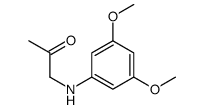 1-(3,5-dimethoxyanilino)propan-2-one Structure