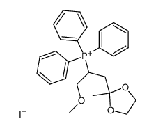 iodure d'ethylenedioxy-2,2 methoxy-5 pentyl-4 triphenylphosphonium Structure